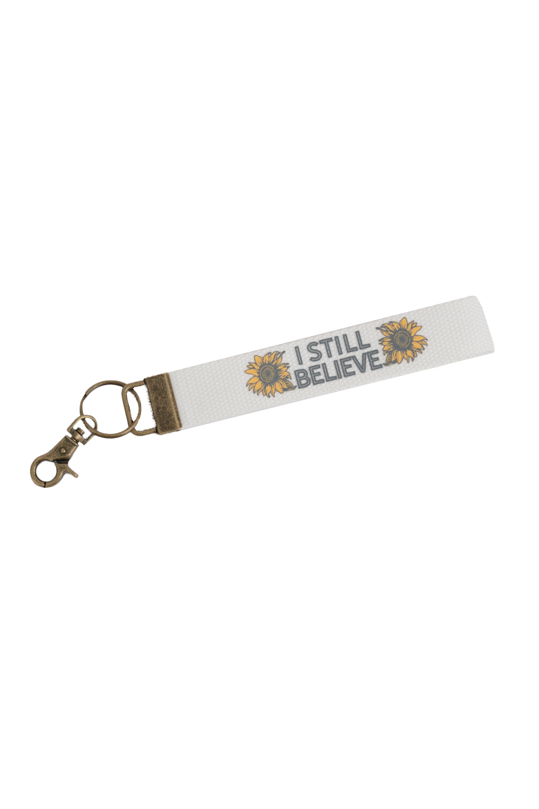 I Still Believe Wristlet Keychain