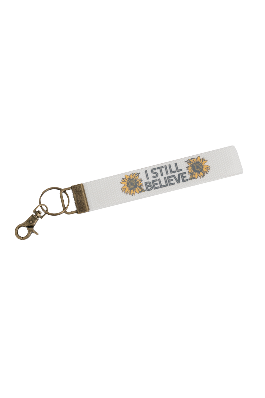 I Still Believe Wristlet Keychain