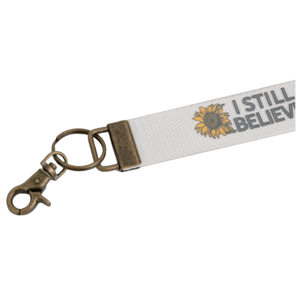 I Still Believe Wristlet Keychain