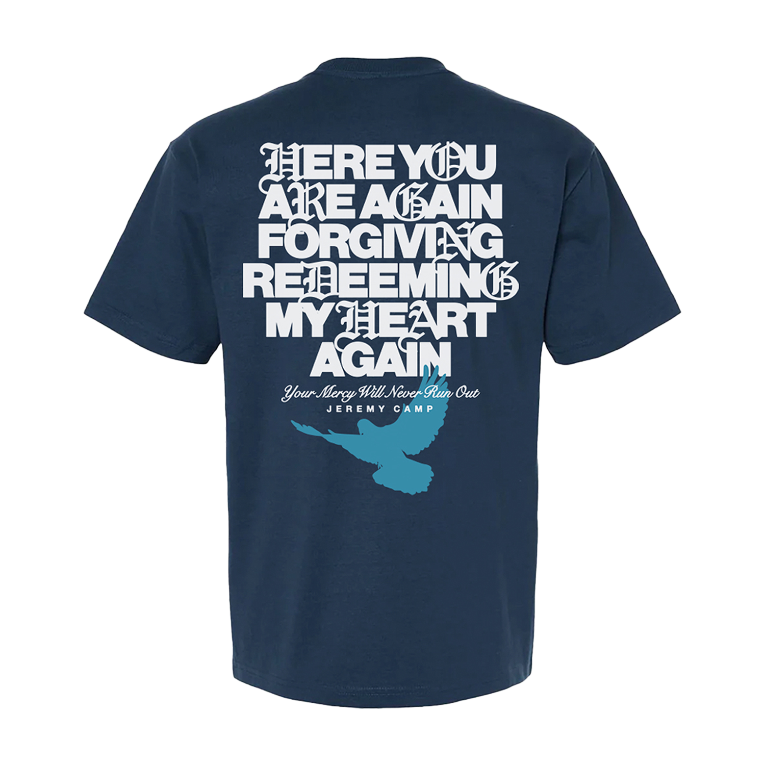 Jeremy Camp Blue Shirt Bird Eagle Here You Go Again