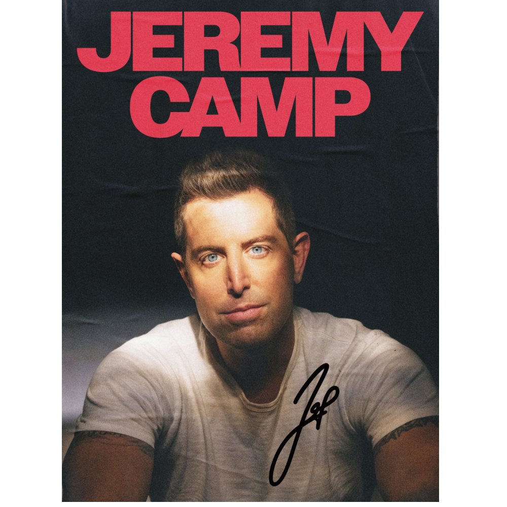 Autographed Jeremy Camp Poster