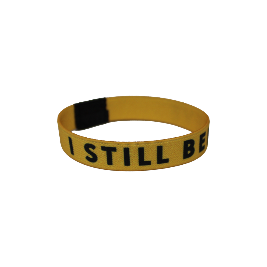 Jeremy Camp I Still Believe Yellow Wristband Bracelet Fabric
