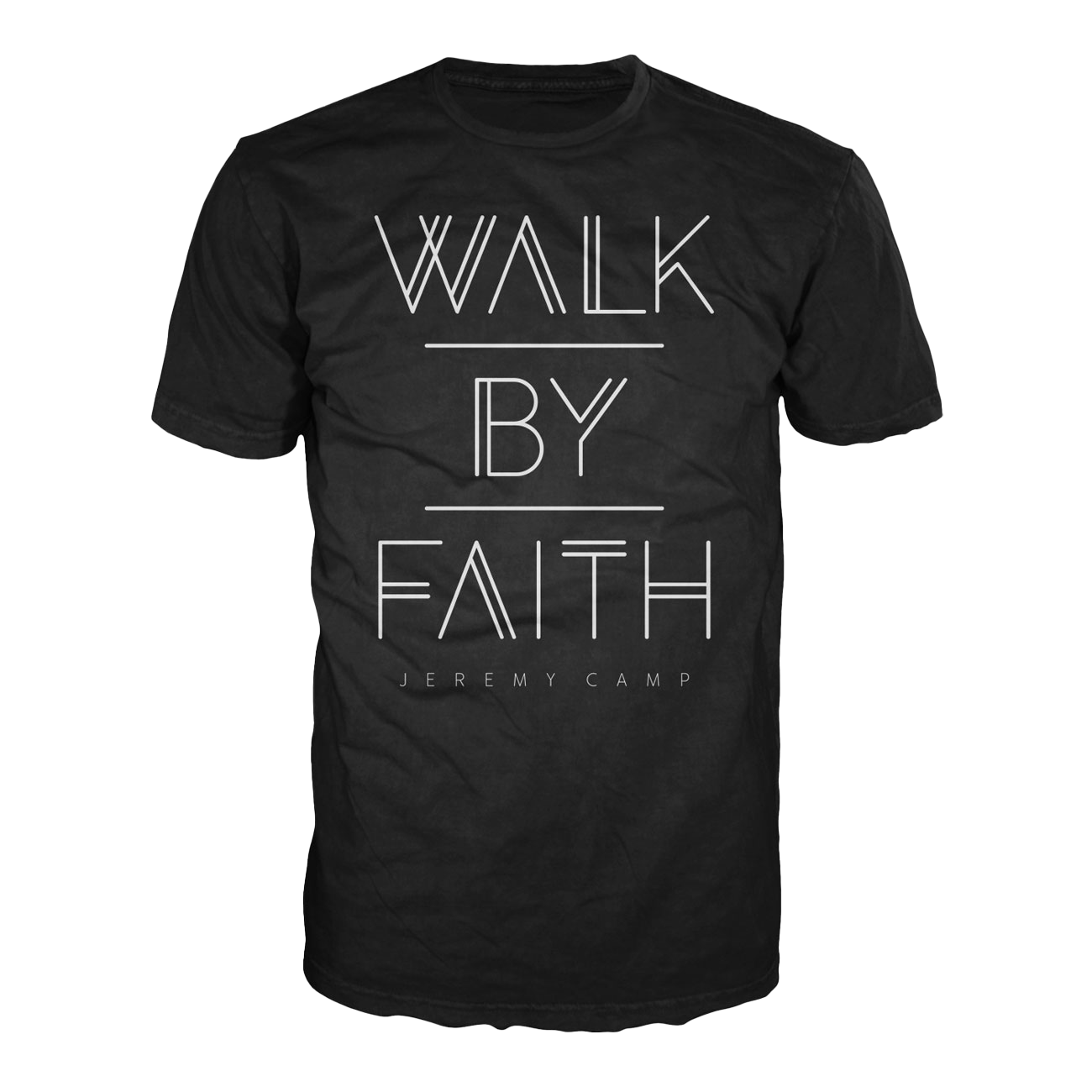 Walk By Faith Black T-Shirt