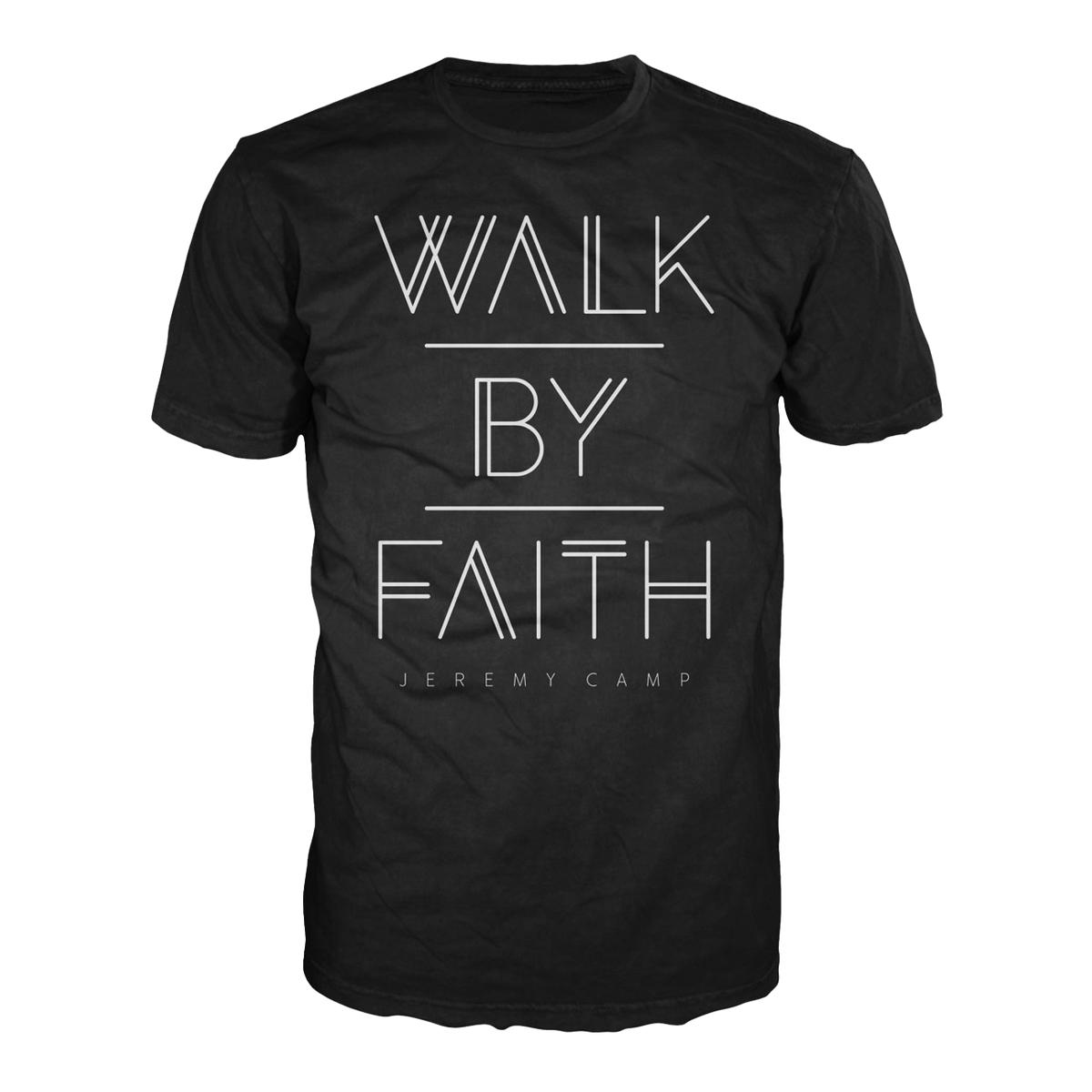 Walk By Faith Black T-Shirt - Jeremy Camp Official Shop