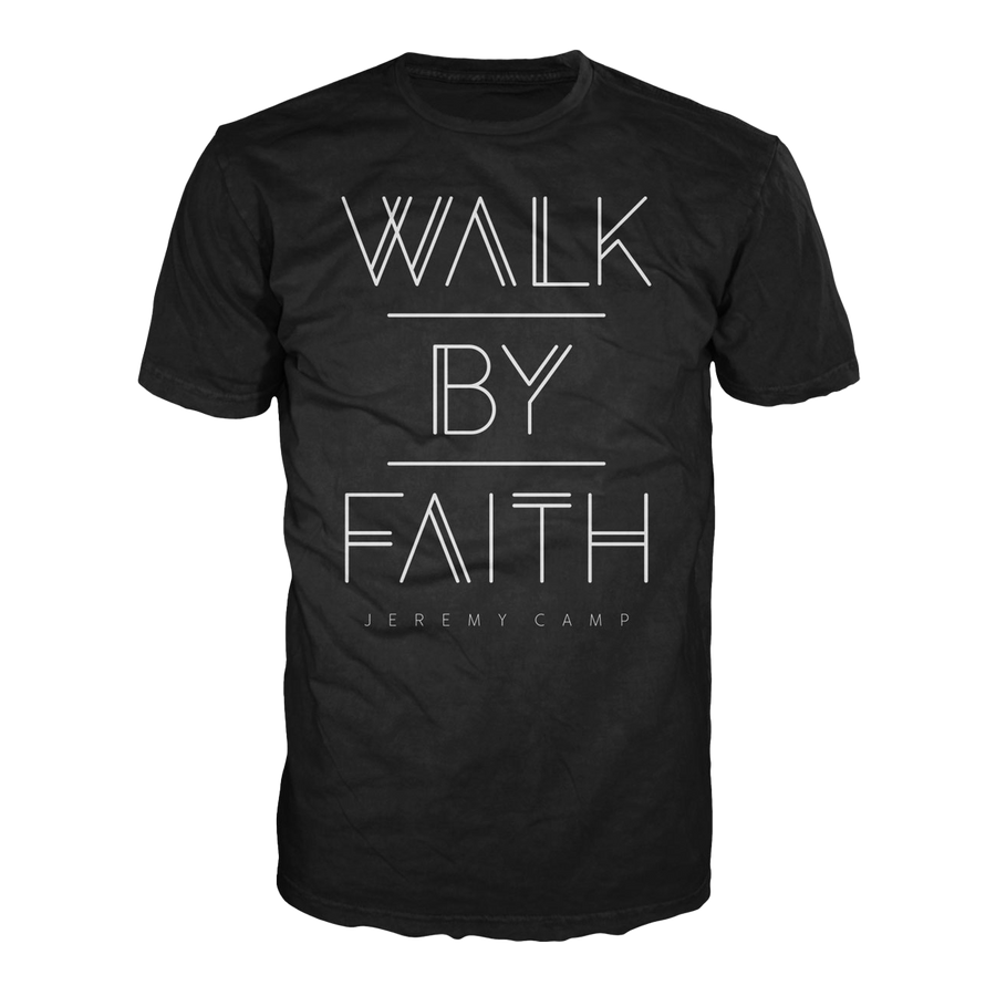 Walk By Faith Black T-Shirt