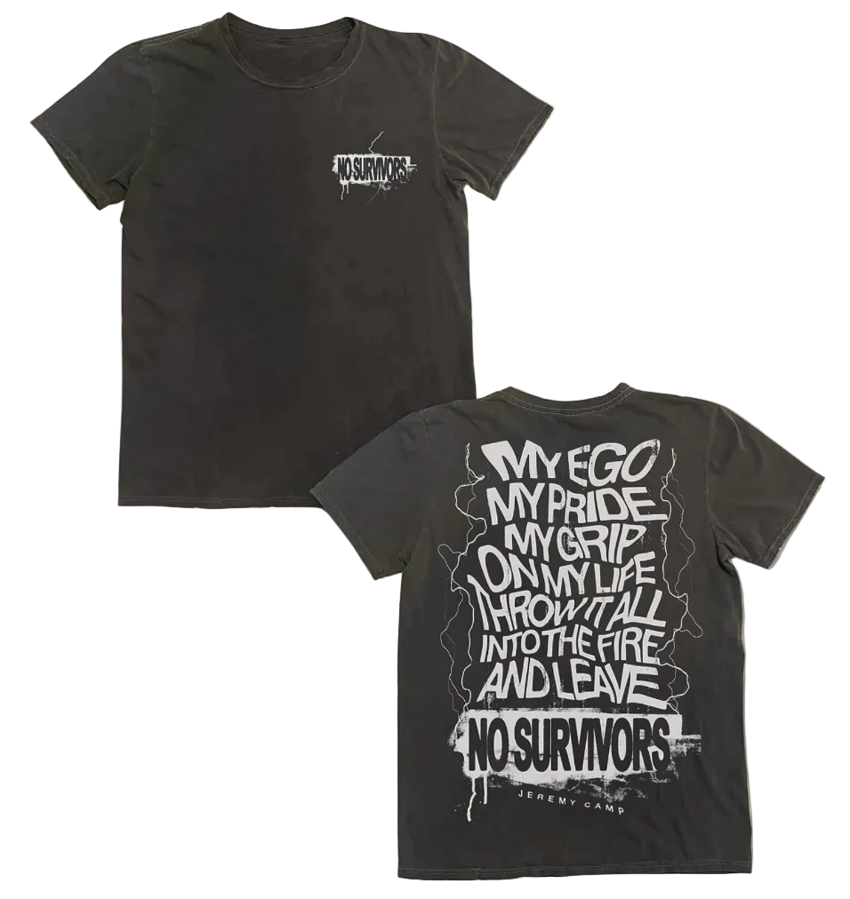 No Survivors Charcoal T-Shirt