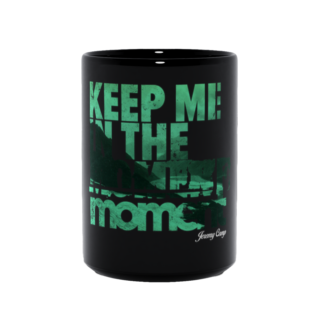 Keep Me In The Moment - Waves - Black Mug