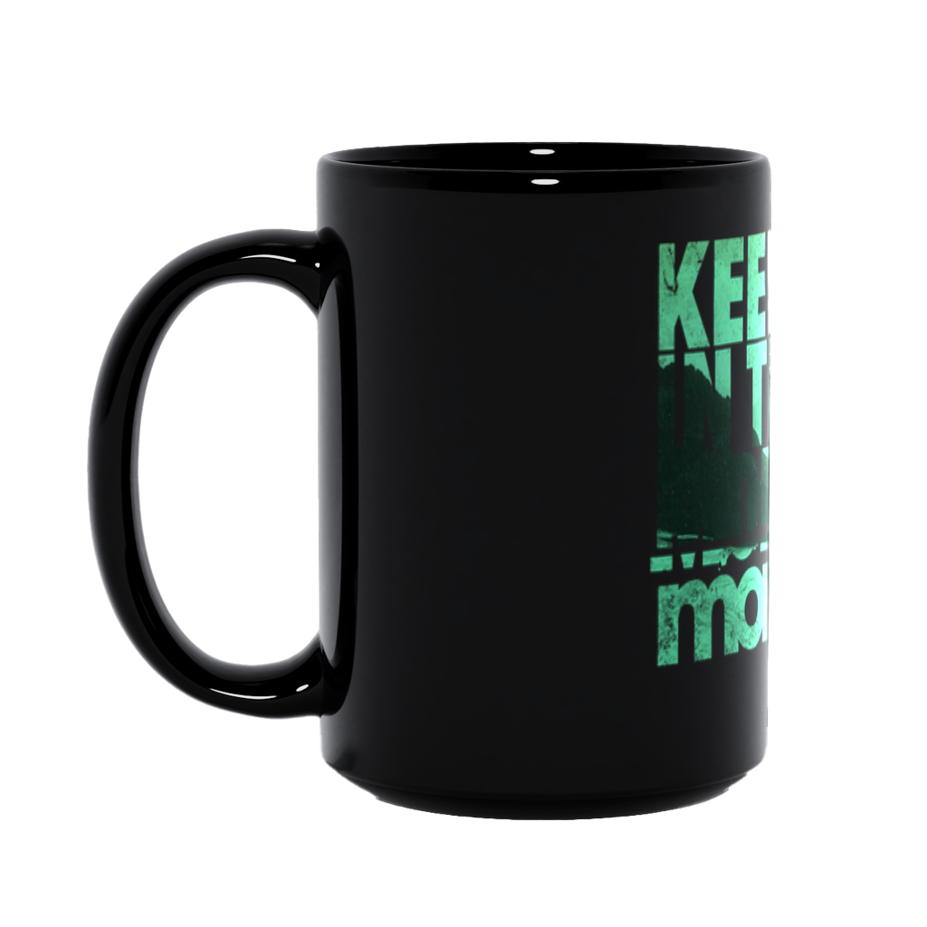 Keep Me In The Moment - Waves - Black Mug