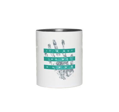 Out Of My Hands - Handprint Mug